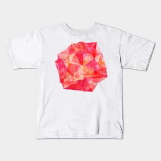 Jewel Watercolor Abstract Kids T-Shirt